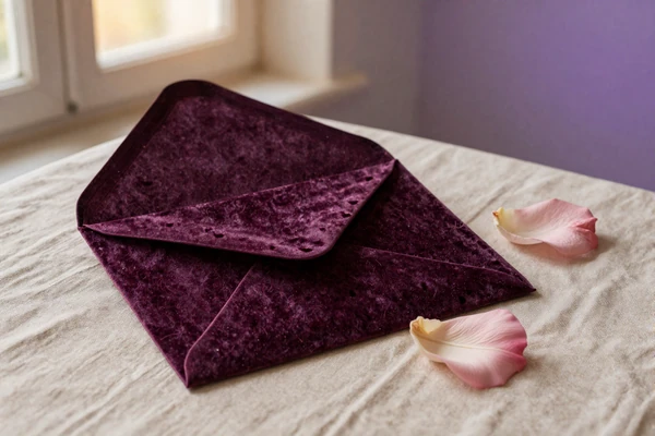 Sealed envelope still life representing optional gated photo sharing on the dating platform